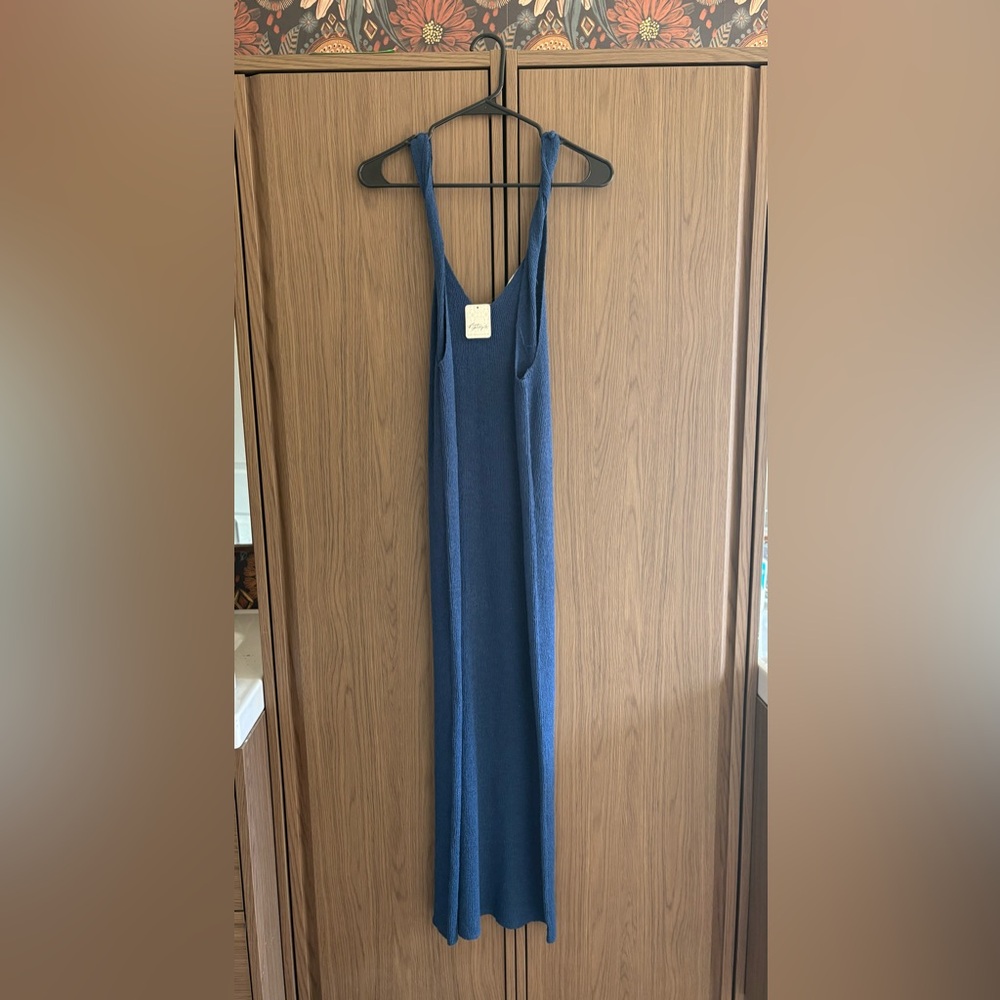 Free People Beach Blue Maxi Dress